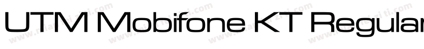 UTM Mobifone KT Regular字体转换